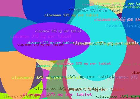 clavamox 375 mg per tablet